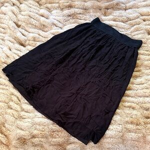 Chic Black A-Line Women's Skirt